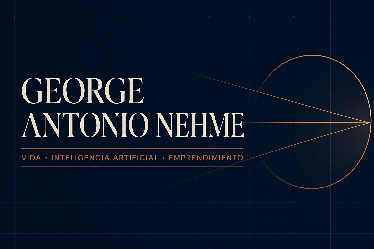 George Antonio Nehme: Cómo avanzar en la vida con dirección y constancia